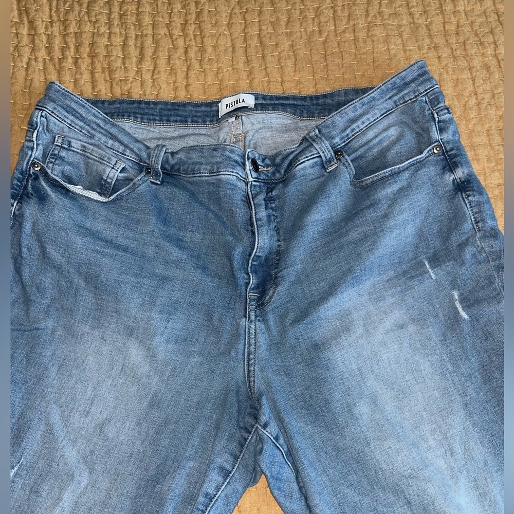 Pistola Women’s Jean 20W Distressed Raw Hem